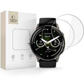Tech-protect Hidrogelna zaščitna folija za uro Garmin Venu 45 mm Hydro flex+ – 2 kos