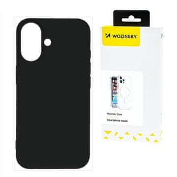 WOZINSKY Silikonski ovitek za Samsung Galaxy S24 FE - črn
