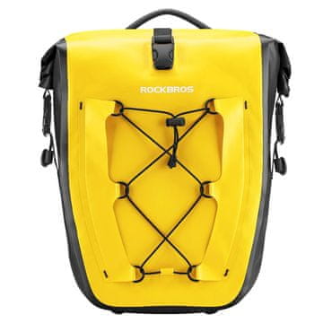 ROCKBROS Vodoodporna kolesarska torba 25–32 l – rumena