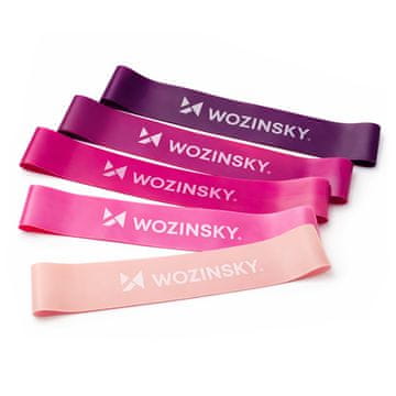 WOZINSKY Tpe trakovi za vadbo z uporom - 5 kosov.