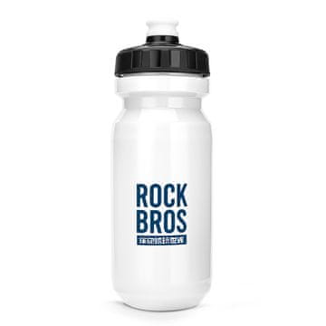 ROCKBROS Kolesarska steklenica za vodo in pijače, 600 ml – bela