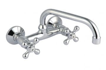 Invena Umivalnik/pomivalna armatura Roma, izliv U 250 - H/BC-25-00S