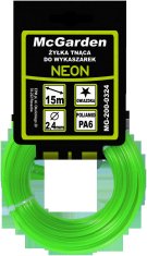 Neonska nit za kosilnico z zvezdami 2,0 mm 15 m - MG-200-0320