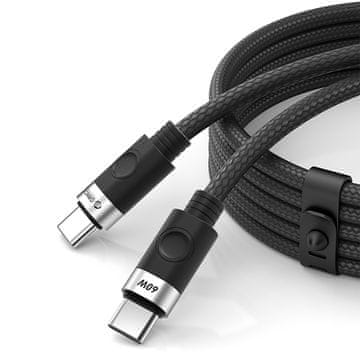 Orico Kabel CDX 60 W 3 A Power Delivery USB-C, 1 m – črn