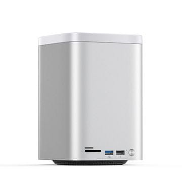 Orico Docking postaja z žepi za trde diske M.2 SATA do 56 TB – srebrna