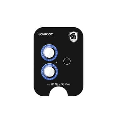 Joyroom Zaščitno steklo za objektive iPhone 16/16 Plus – modro