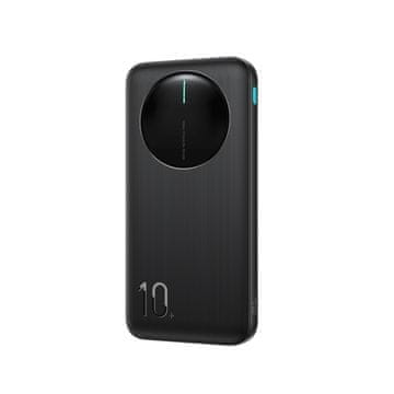 Joyroom Powerbank 10.000 mAh, 22,5 W, USB-A, USB-C, z digitalnim zaslonom – črn