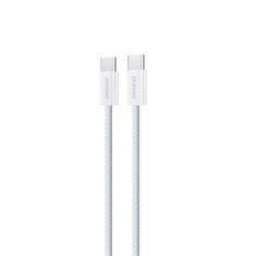 DUDAO Trpežen kabel UCB-C PD 60 W, opleten z ogljikovimi vlakni, dolžine 2 m, svetlo modre barve