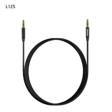 DUDAO Stereo AUX kabel z mini jack priključkom 3,5 mm, dolžina 1 m – črn