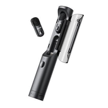 Boya Komplet brezžičnih mikrofonov 4 v 1, 2,4 GHz, USB-C, MAGIC-05 – črn