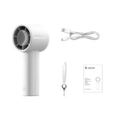 JISULIFE Mini prenosni ventilator 4000mAh USB-C - siv