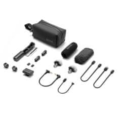 Boya 4-v-1 2,4 GHz USB-C brezžični mikrofonski komplet MAGIC-02 - črne barve