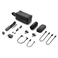 Boya 4-v-1 2,4 GHz USB-C brezžični mikrofonski komplet MAGIC-03 - črne barve
