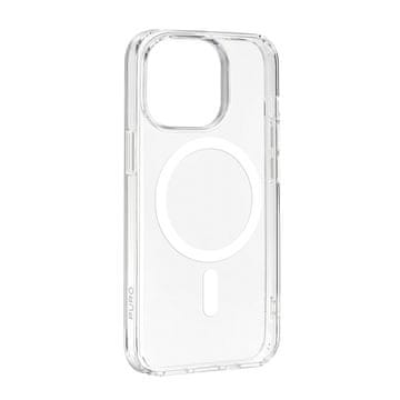 Puro Silikonski ovitek za iPhone 15 Pro Max Lite Mag MagSafe – prozoren