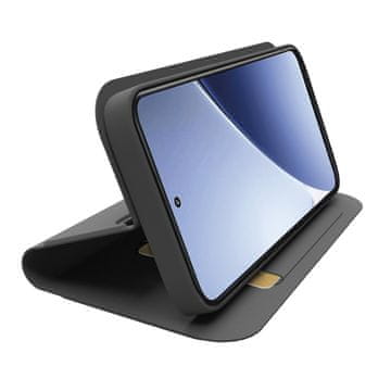 SBS Ovitek denarnica Xiaomi 15 Pro z gladkim preklopom - črn