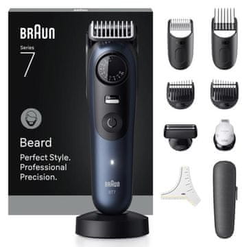 BRAUN BT7540 strižnik v temno modri in črni barvi
