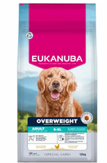 Eukanuba Daily Care hrana za odrasle pse s prekomerno težo, piščanec, 12 kg