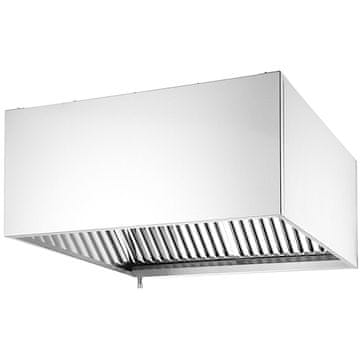 Hendi Stenska sesalna napa za pritrditev z vijaki STAL 1205 x 1000 x 450 mm
