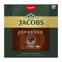 Jacobs Espresso 10 Intenso kapsule 20 kosov.