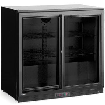 Arktic Barski hladilnik z 2 drsnimi vrati LED 158 l 160 W 90x52x87 cm