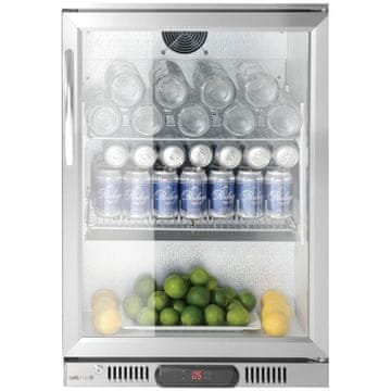 Arktic Hladilnik pod pultom, 1 vrata, LED, 75 l, 120 W, 53x50x84 cm - srebrn