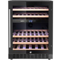 Arktic 2-conska hladilnik za vino za 46 steklenic, 137 l, 565 x 595 x 820 mm
