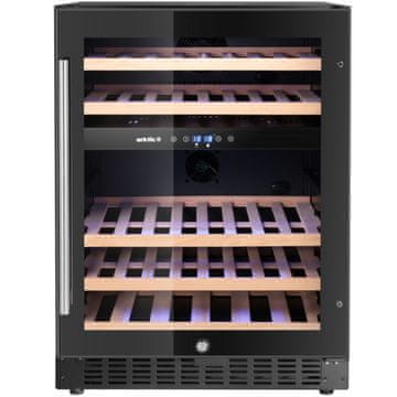 Arktic 2-conska hladilnik za vino za 46 steklenic, 137 l, 565 x 595 x 820 mm