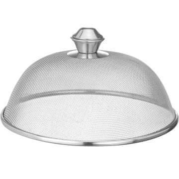 Hendi Jeklen pokrov v obliki mrežaste kupole za živila, premer 255 x 135 mm