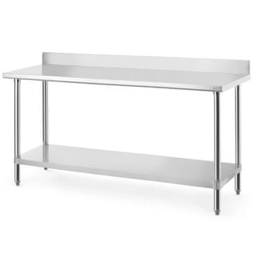 Hendi Miza ob steni s polico in robom, sestavljena iz vijakov, Budget Line 180 x 60 x 95 cm