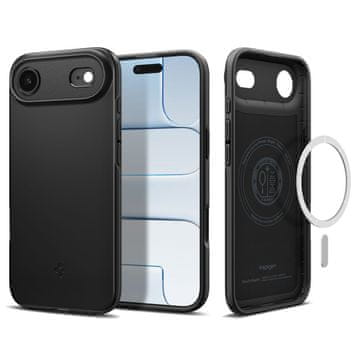 Spigen Zaščitni ovitek za iPhone 17 Air Spigen Thin Fit MagSafe – črn