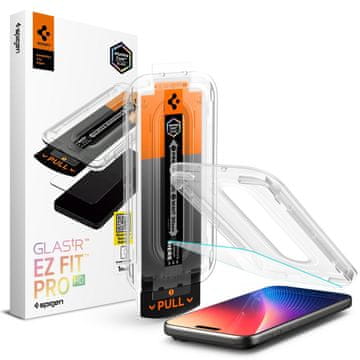 Spigen Kaljeno steklo z aplikatorjem za iPhone 16 Pro Max / 17 Pro Max Glas.TR EZ Fit Pro