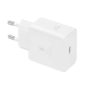 Samsung Samsungov hitri omrežni polnilnik USB-C 45 W 4,05 A – bel