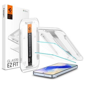 Spigen Kaljeno steklo z aplikatorjem za Google Pixel 9 Pro XL Glas.tR EZ Fit - 2 kosa.