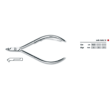 shumee Ščipalke za obnohtno kožico KIEPE CARBON CHROME - LAP JOINT 5mm