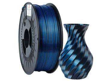 shumee Filament 3DPower PLA svileni dvojni 1,75 mm modro/črno 1 kg