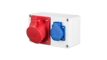 shumee RS razdelilna omarica 2P+E, 3P+N+E 32A nadometna, IP44 6202-01