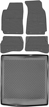 shumee Volkswagen Passat B5 Kombi od letnikov 1996-2005 komplet - gumijaste avtotesnine + zaščitna preproga za prtljažnik