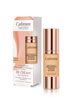 shumee Cashmere BB vlažilna tonirana kremasta podlaga z ectoinom, barva Nude Beige 30 ml