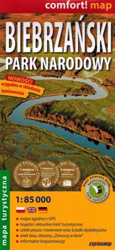 shumee Narodni park Biebrza 1:85.000. Plastificiran turistični zemljevid. Izdaja 2024. ExpressMap