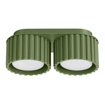 shumee Stropna svetilka aura 2 GX53 olivno zelena ALU sollux SL.1798