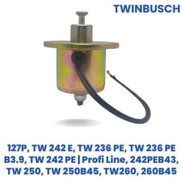 shumee Zamenjava dvojnega Buscha: Dvižni solenoid DC24 127P, TW 242 E, TW 236 PE, TW 236 PE B3.9, TW 242 PE/Profi Line, 242PEB43, TW 250, TW 250B45, TW260, 260B45