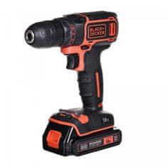 Black+Decker 18V BDCDC18B Black Decker vrtalnik-vijačnik + 2 bateriji + polnilnik