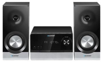 Blaupunkt MS40.2BT Micro System Črna in srebrna