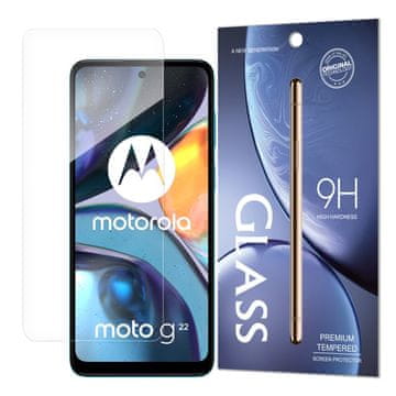 HURTEL Kaljeno steklo 9H za Motorola Moto G22 Tempered Glass