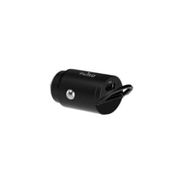 Puro Avtomobilski polnilnik USB-C 20W - črne barve