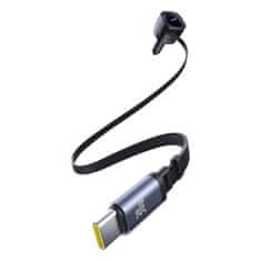 BASEUS Avtomobilski polnilnik USB-C s kablom USB-C za iPhone Lightning 90 W - črn