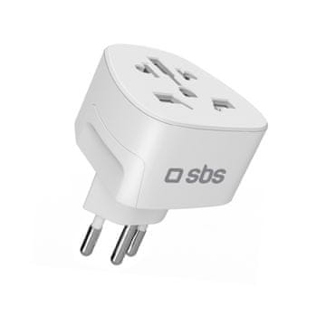 SBS Potovalni omrežni adapter CH Švica – bel