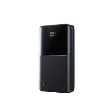 Joyroom Powerbank 10000 mAh 22,5 W USB-A USB-C z zaslonom JR-QP191 Mini – črn