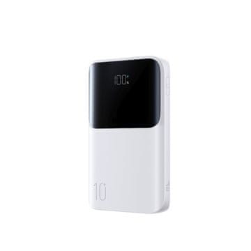 Joyroom Powerbank 10000 mAh, 22,5 W, USB-A, USB-C z zaslonom JR-QP191 Mini – bel