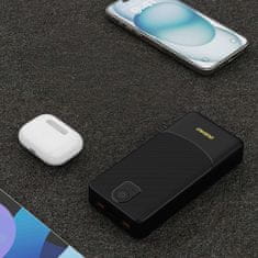 DUDAO Prenosna baterija 20000mAh USB-A K10Pro 2.4A - črna